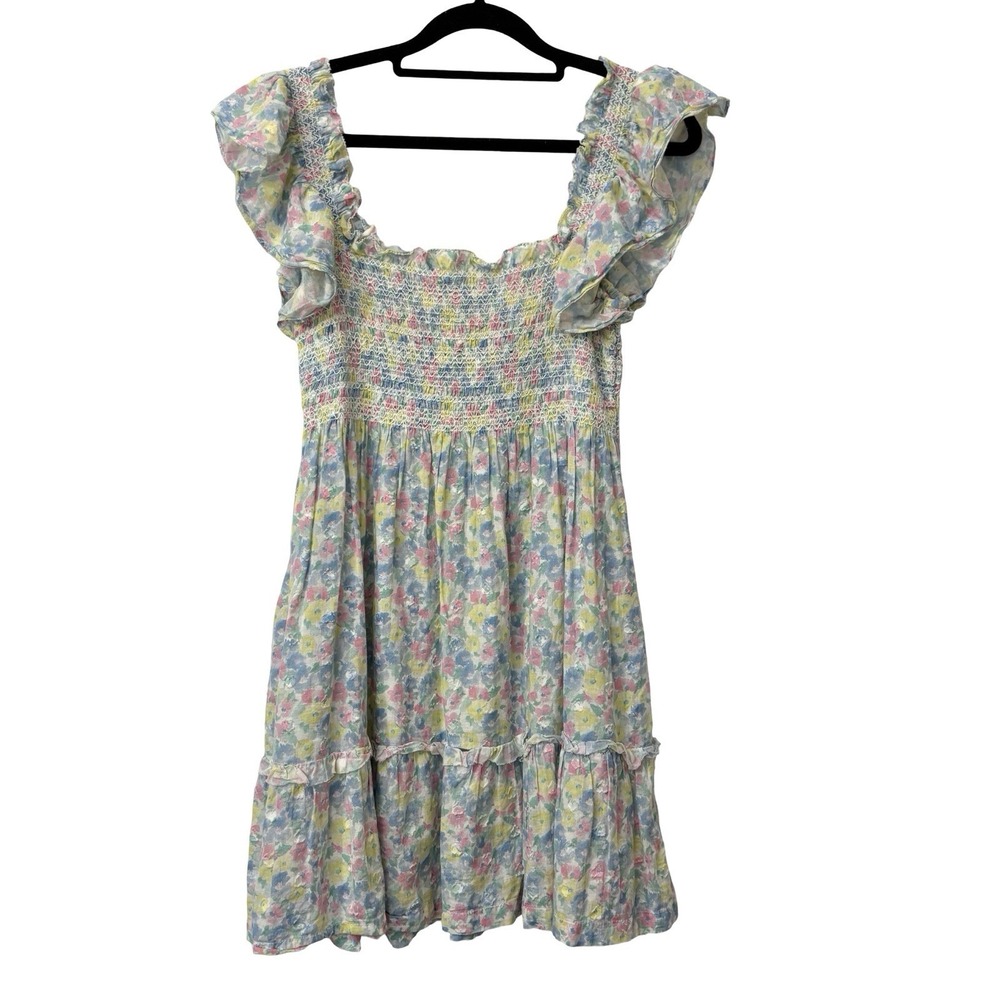Loveshack Fancy Women's Nadja Mini Dress Flirty Multicolor Size XS